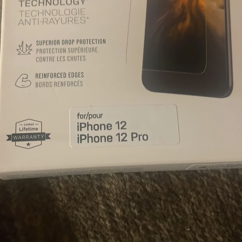 OtterBox Apple iPhone 12 & Pro‎ Amplify Antimicrobial Glass Screen Protector